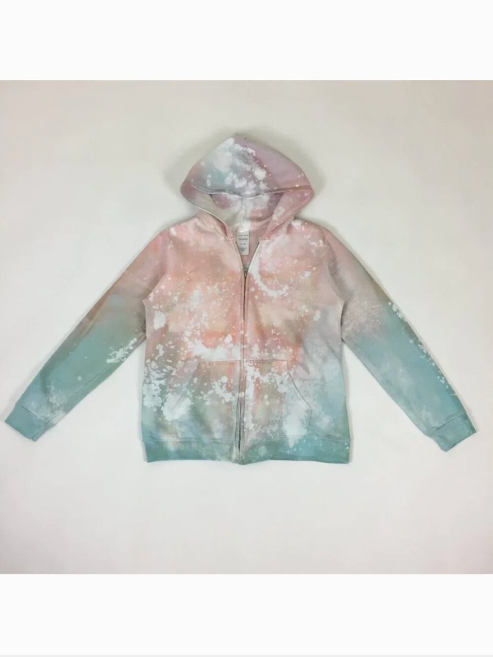Tie Dye Hoodie Size XL youth Multicolored Fleece